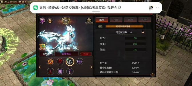 暗夜奇迹【38级】去国外工作没时间玩氪16W