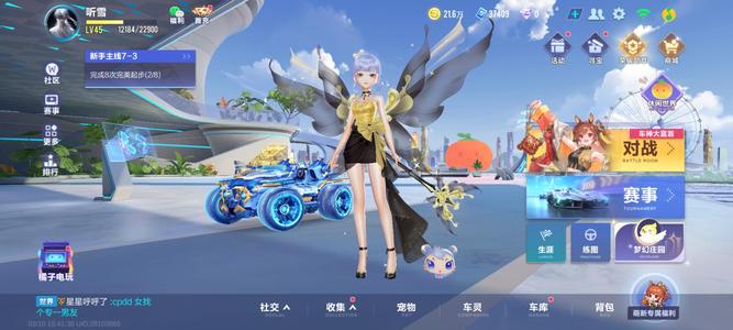 QQ飞车手游永久11A，21万金币3万点券