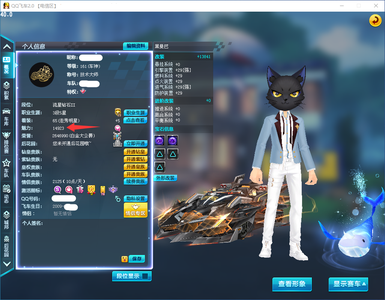 QQ飞车【安全级】顶级飞车227连体cf