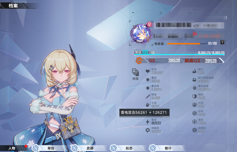 幻塔【100级】18 9雷雷，打桩1119g