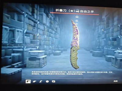 CSGO单5e 自由之手折叠刀 速来