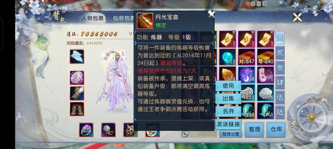 诛仙【160级怀光】V12归云处理不想玩了