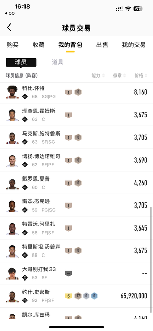 NBA2K OL2（端游）【阵容价值7000万 球员20 满突20 合同费300万】5鹰王约什史密斯带队