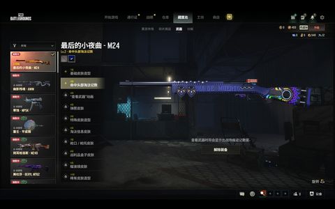 绝地求生（PUBG）911跑车，2级异色m24