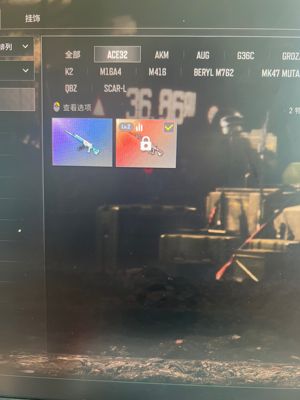绝地求生（PUBG）ace异色