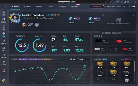 CSGO完美s，可小刀，送黑神话
