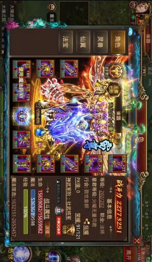 传奇世界手游【202级法师】2300万大法师