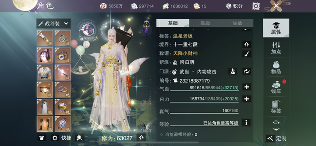 一梦江湖【170级武当】可上号看没空玩了！