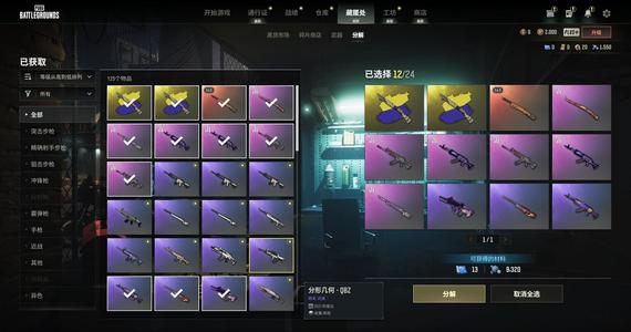 绝地求生（PUBG）双异色加m24金面