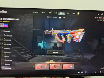 绝地求生（PUBG）满级账号，满级爆裂弹球AUG