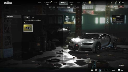 绝地求生（PUBG）美杜莎762豪华布加迪