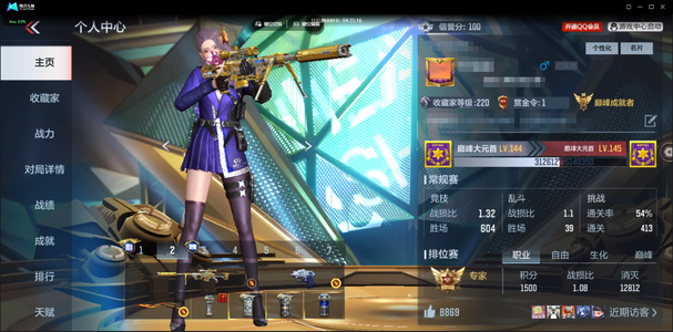 穿越火线：枪战王者V9 21王者武器 195英雄武器 235万化 专家