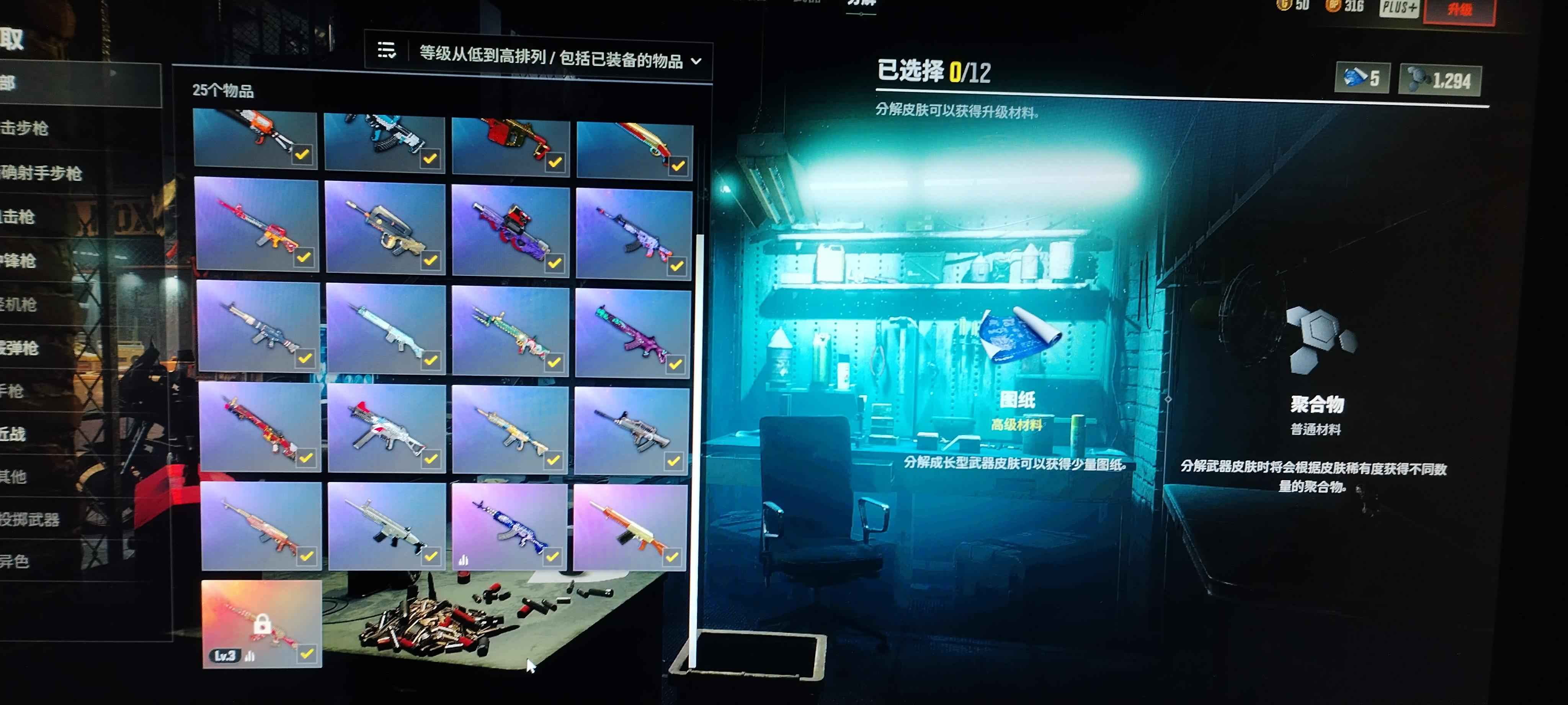 绝地求生（PUBG）三级圣诞AK加5图，其他看图