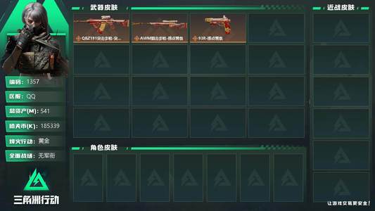 三角洲行动总资产541M 黄金
