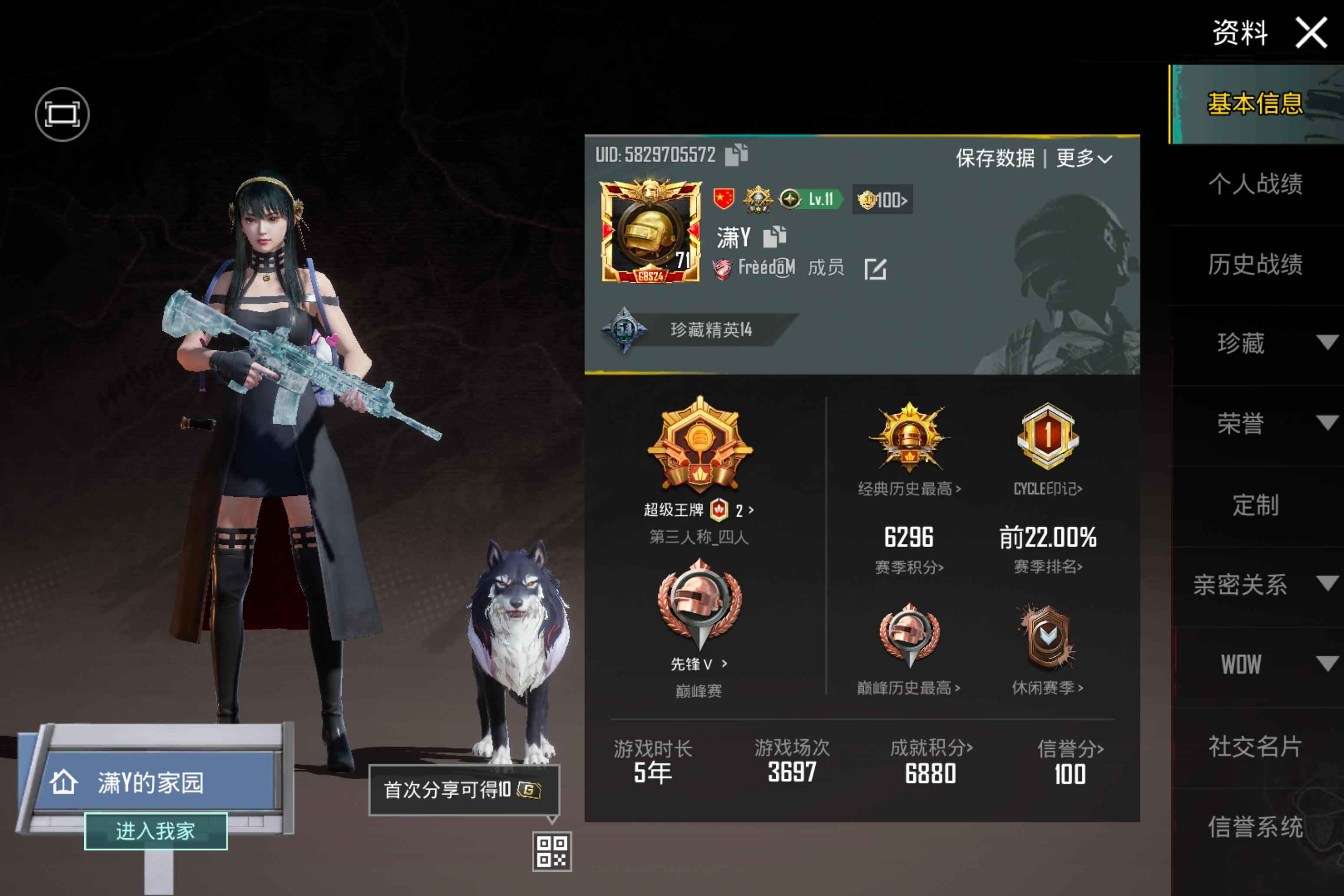 PUBG M（外服）PUBG自玩号