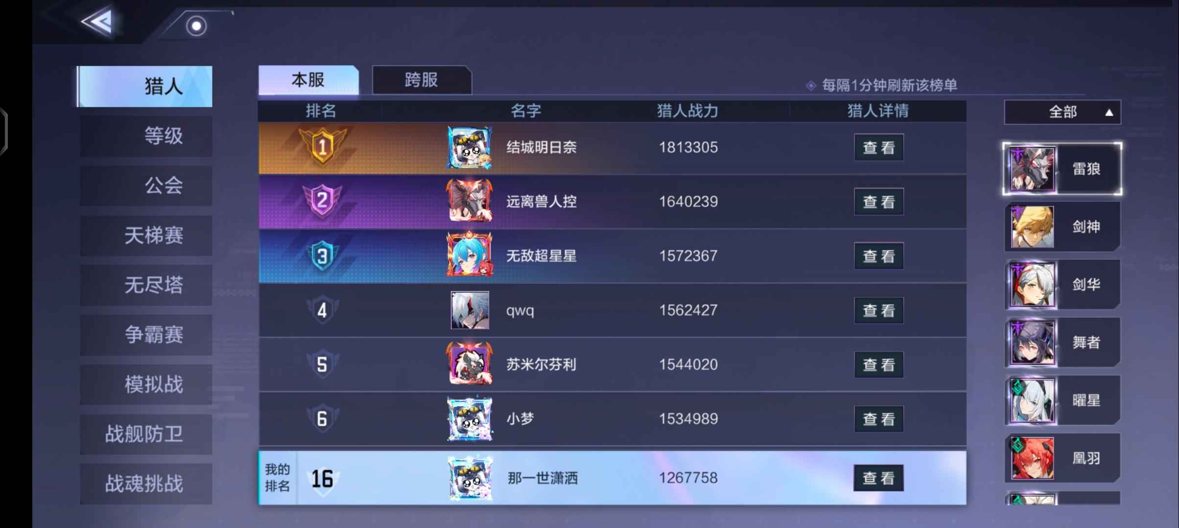 时空猎人3【15级】全图鉴差一2400万战，可议价