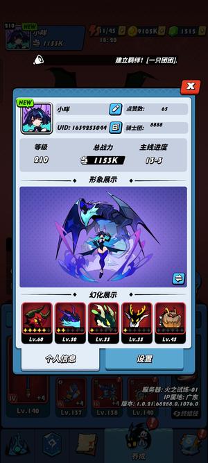 飞吧龙骑士【210级】五火二毒一风冰全ur