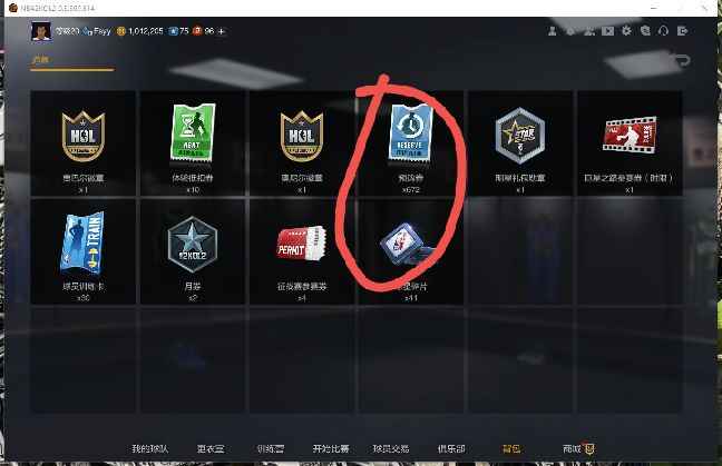 NBA2K OL2（端游）【20级】扣篮王理查德森672张预购券