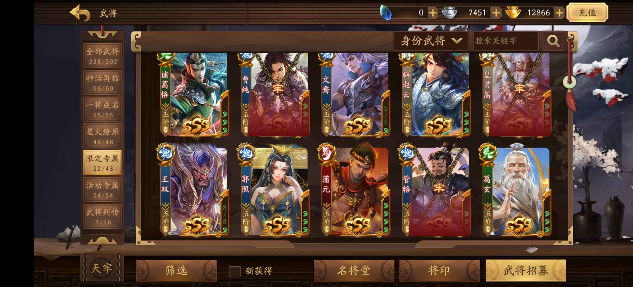 三国杀十周年【200级】捡漏捡漏有万符4阴郭照许邵