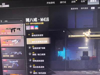 绝地求生（PUBG）已升三级猪八戒M4