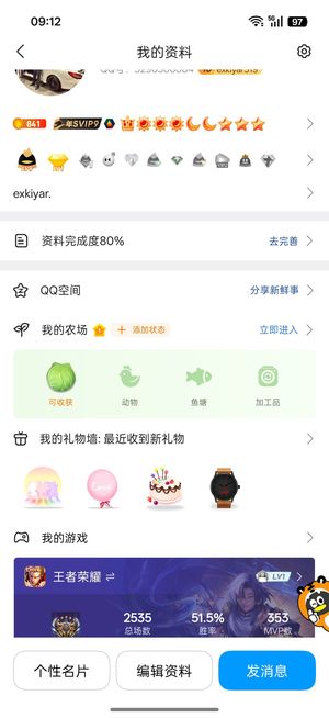QQ飞车【23级】主要卖账号 等级高会员10