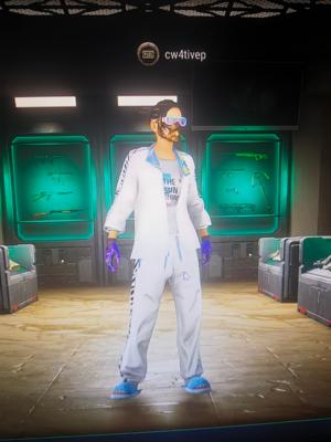 绝地求生（PUBG）脏辫烟枪mpk5成长600票