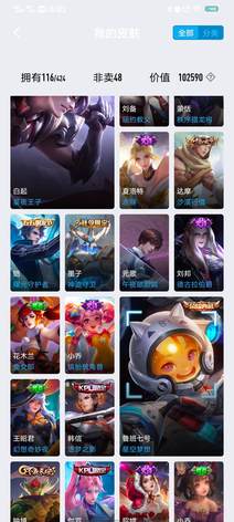 【93英雄116皮肤】价格贵是因为游戏都玩过7