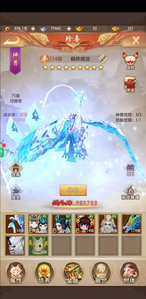天龙八部荣耀版【109级】没时间玩高减抗2个神减3超级减