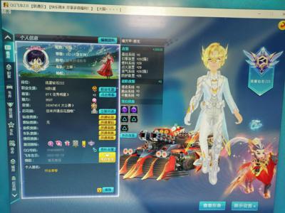 QQ飞车【182级】满改4爆天甲黄忠，6阶幻夜雷诺