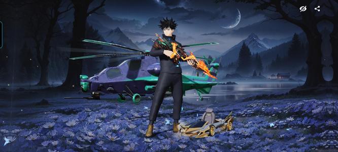 荒野行动PC版满级SACR-H，音效衣服