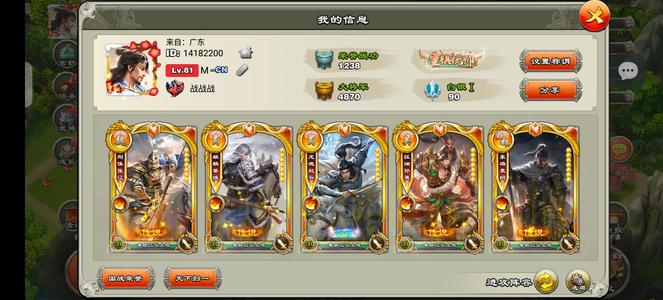 君临天下手游【81级】五星剑，三脉金赵云，压级号。