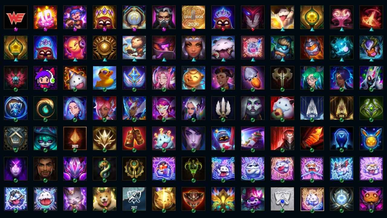 英雄联盟（LOL）【153英雄261皮肤】退游号，多种游戏涉及