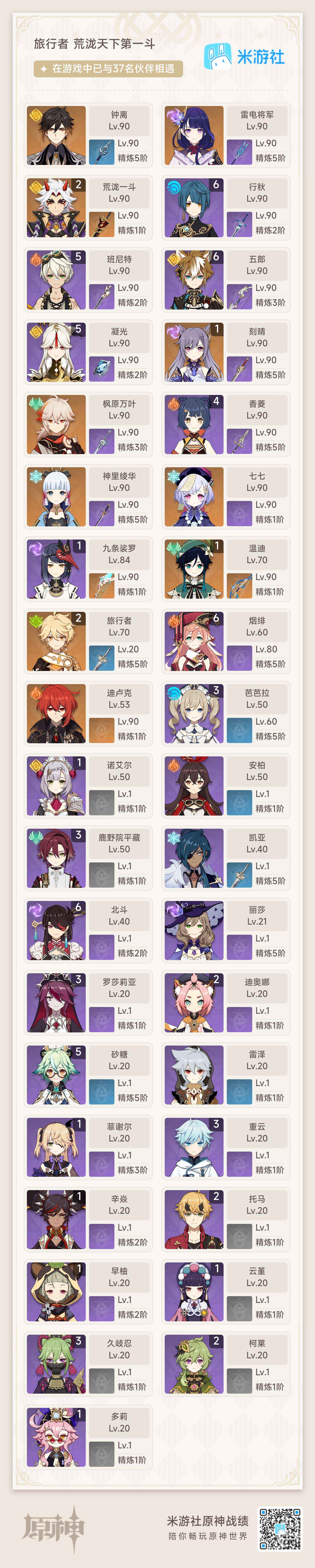 原神【57级】超便宜卖了