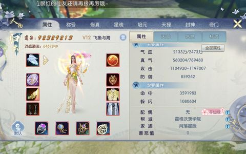 诛仙【160级绝影】有花非花潜力巨大。职业归云