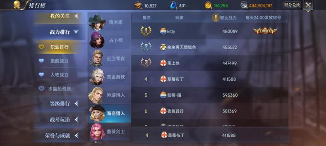 大航海之路【129级炮术师】7区42万战力女炮手