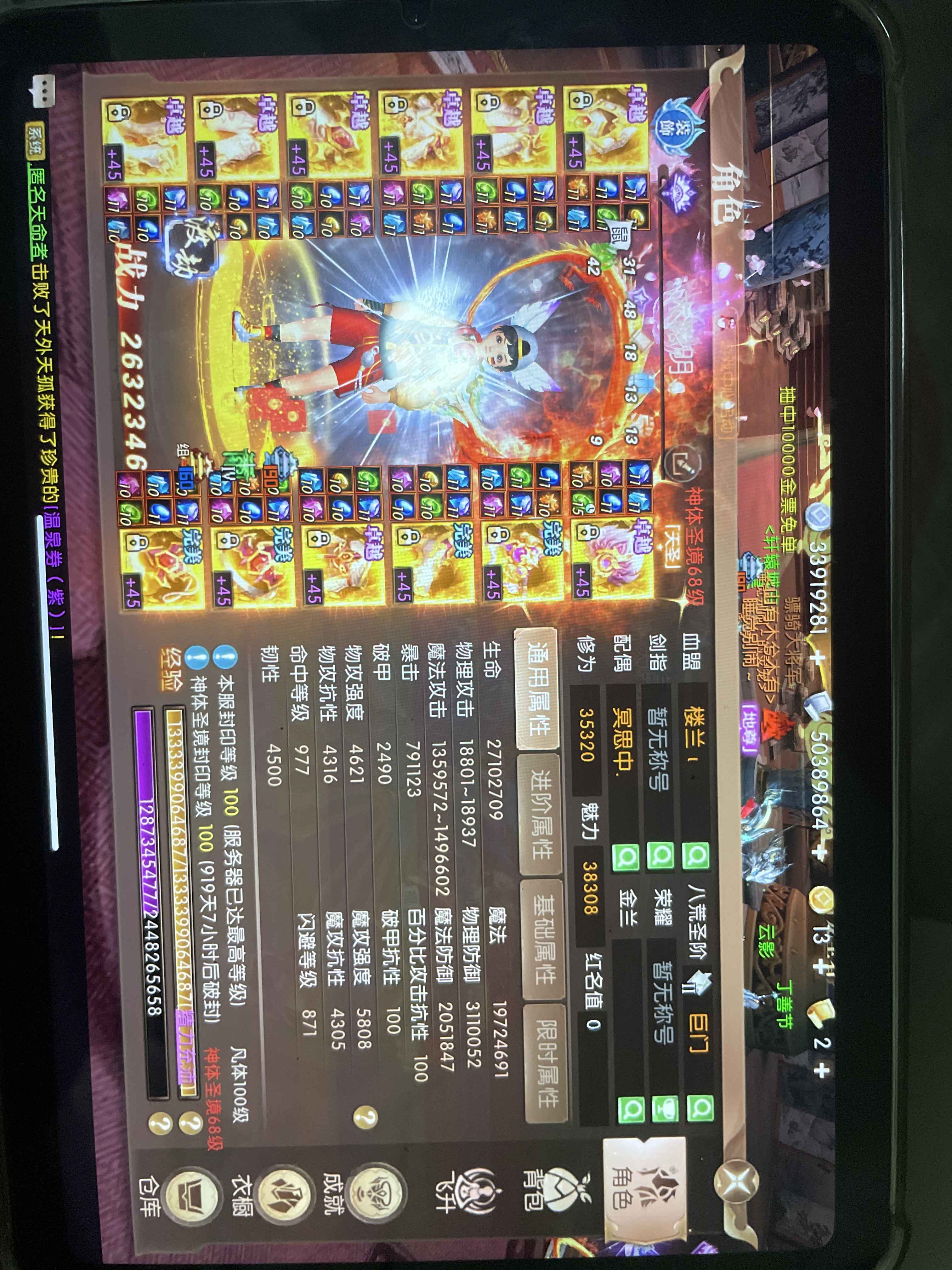 轩辕传奇手游【苹果版】【100级刺客】不玩了没意思