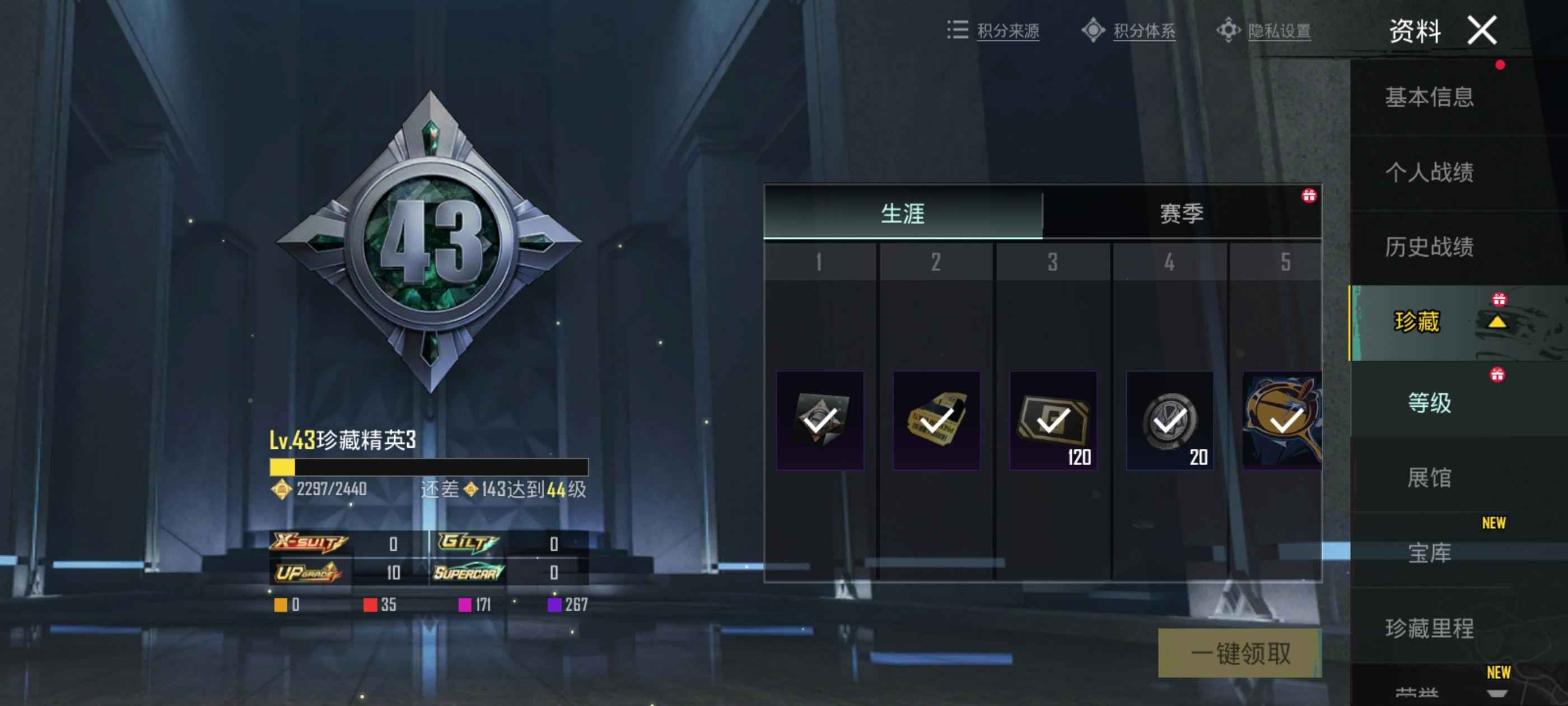 PUBG M（外服）大背头，双马尾，满级星云