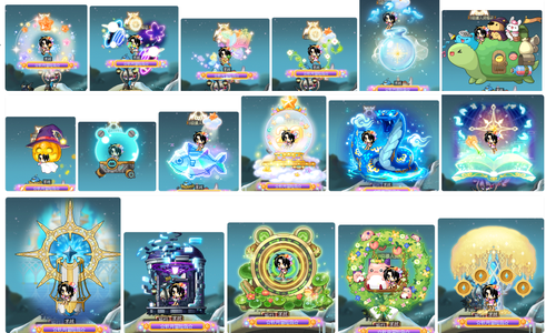 冒险岛（端游）【266级】英雄近1000万战力时装座椅坐