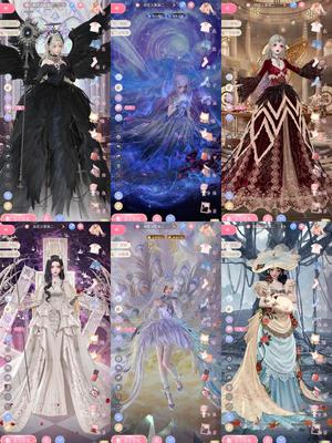 闪耀暖暖【88级】永恒孔雀天使恶魔均复紫霞w6钻