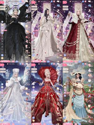 闪耀暖暖【99级】红白女王天使恶魔多非凡5w4钻