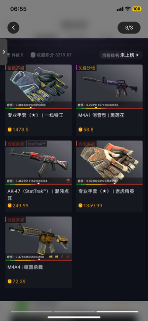 CSGO两个专业手套