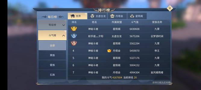 斗破苍穹手游【82级雷族·千影】苍穹八榜20