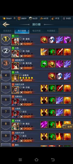 三国兵临天下新区21天，全金天罚套，神姜维