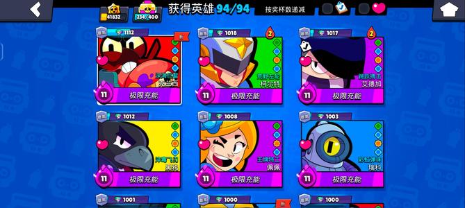 荒野乱斗【94英雄320皮肤】一些原因看中的联系我可以讲价