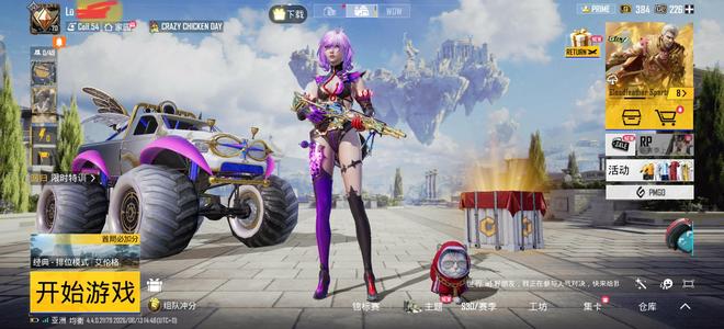 PUBG M（外服）满级Mk14超多红装