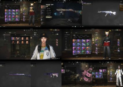 绝地求生（PUBG）生存等级28 名誉等级2 成长武器 究极 载具 枪皮女团、成长喷子、粉烟、发光手臂