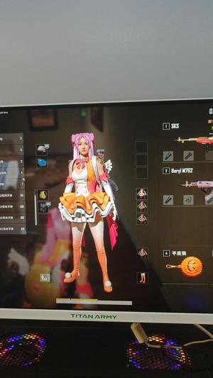 绝地求生（PUBG）准四级绝版午夜惊魂98k带粉烟