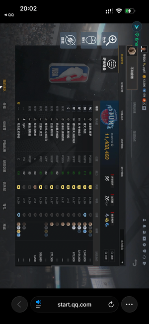 NBA2K OL2（端游）1150w阵容 带三收藏
