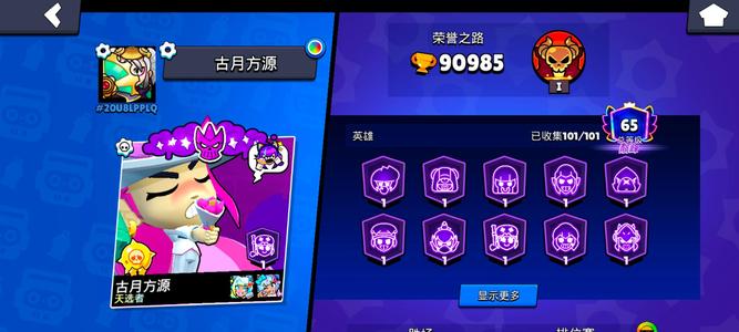 荒野乱斗全角色全巴菲多皮肤高杯账号