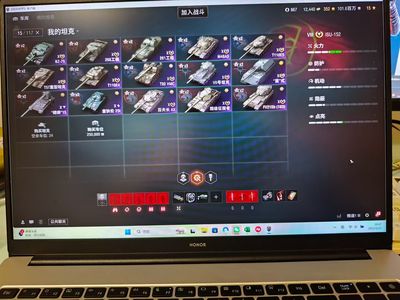 坦克世界【110辆坦克15辆X坦克】X15台。八级22台。银币1亿
